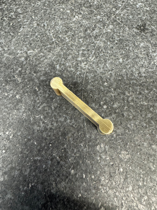 Lakewood Brass Dogbone Stitch — Small (Straight Wall)
